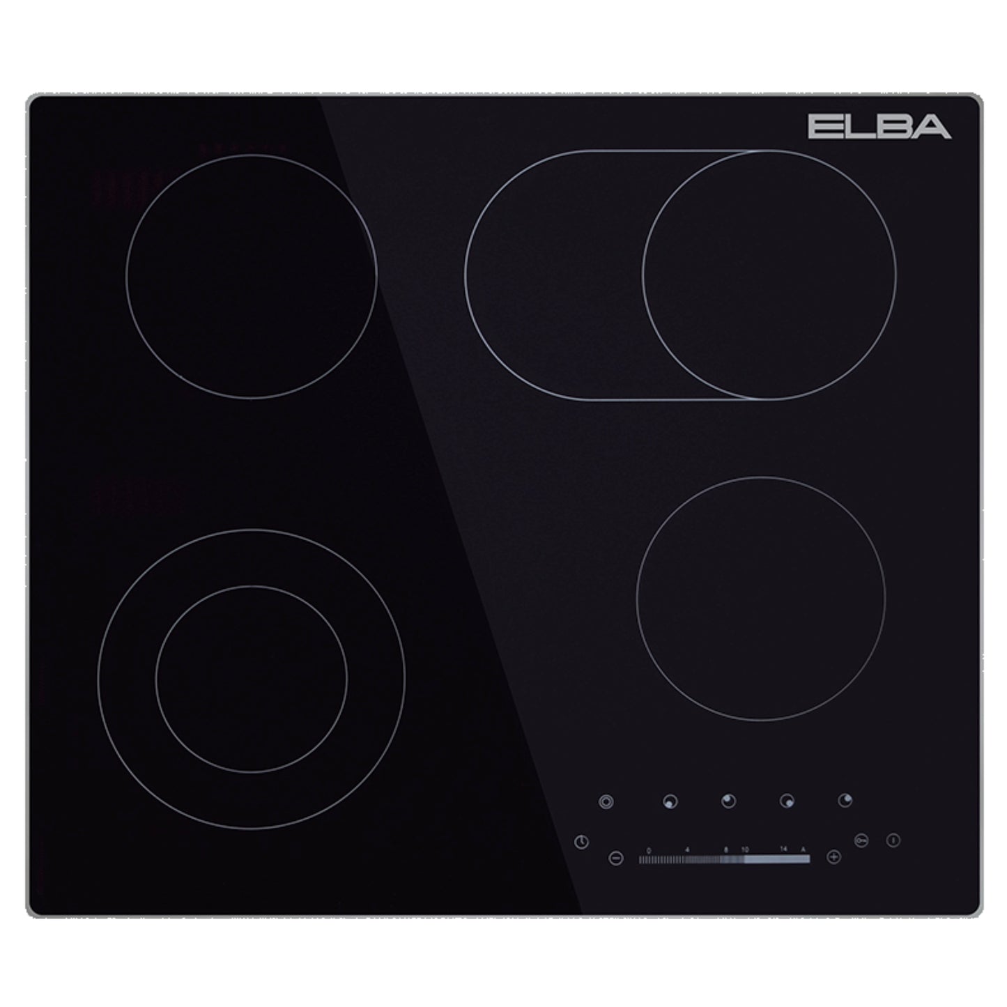 Elba Classic 60cm 4 Zone Ceran Hob - Black - 02/LT4-01