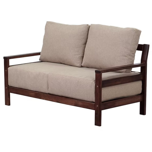 Patio 2 Seater Couch - Oak Biscuit