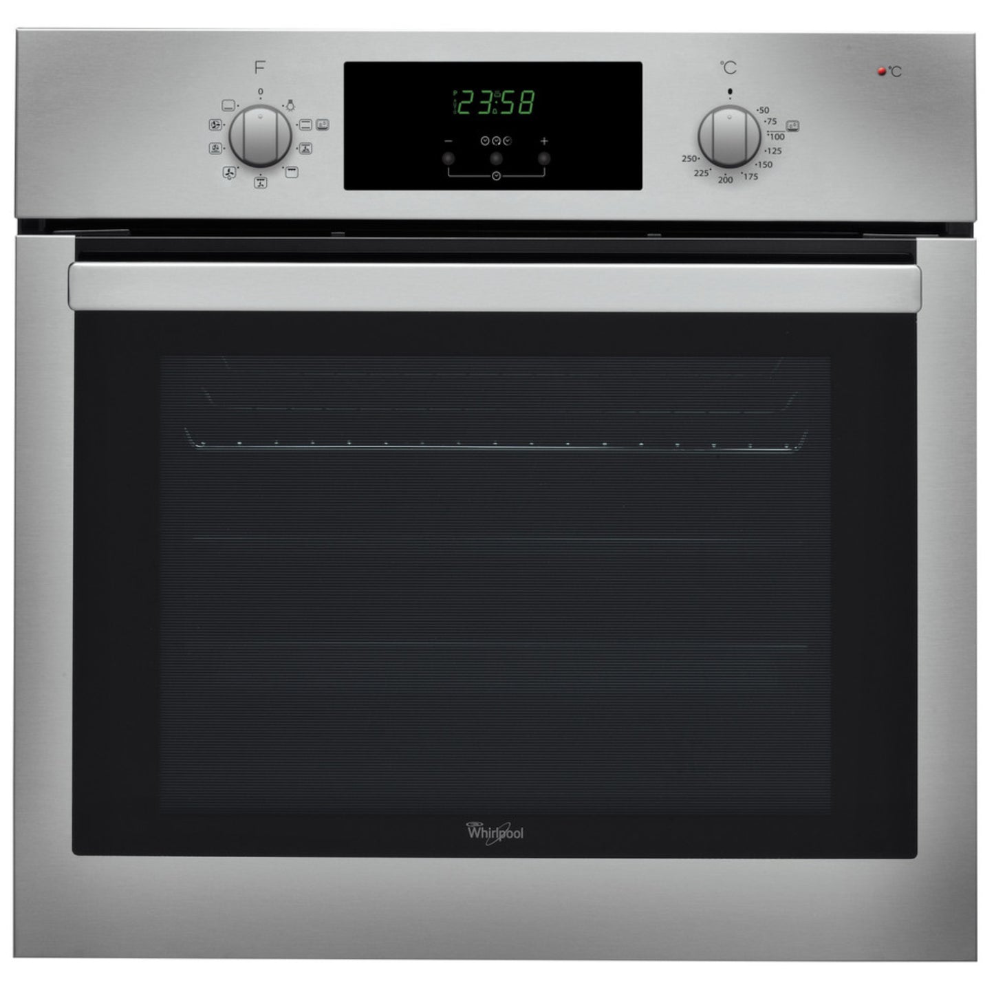 Whirlpool 60cm Built-In Electric Oven - Stainless Steel - AKP742IX