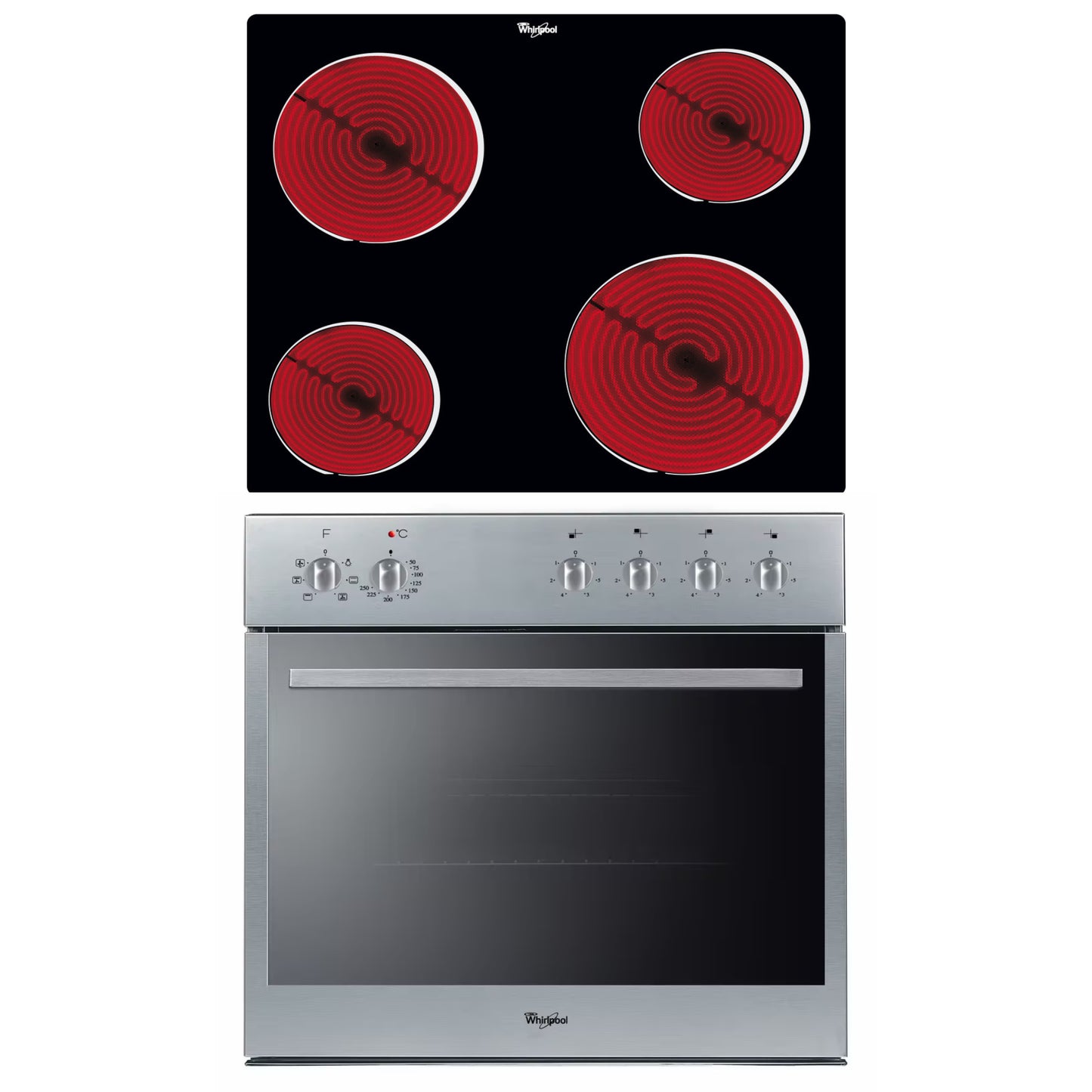 Whirlpool 60cm Oven & Hob Combo - AKT109/AKP453