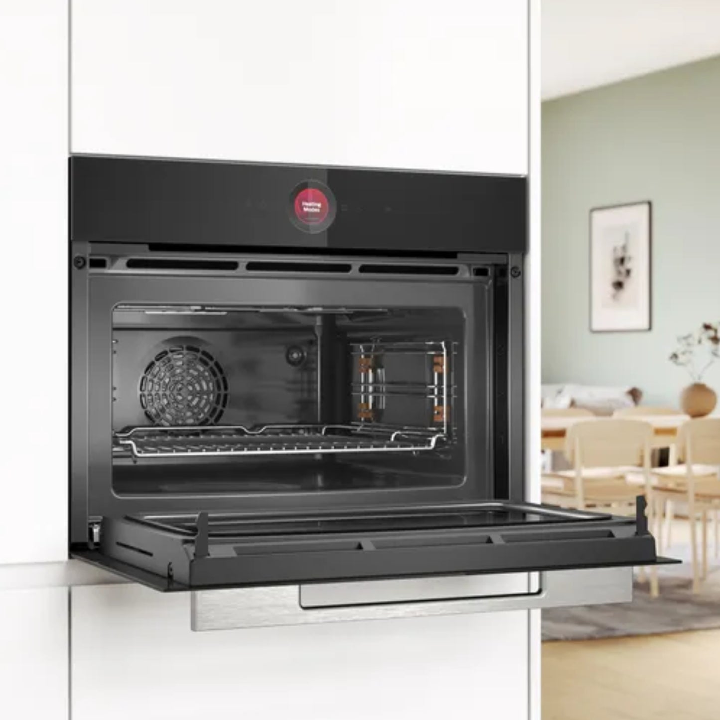 Bosch Series 8 60cm Built In Microwave Oven -Home Connect - Black - CMG7241B1