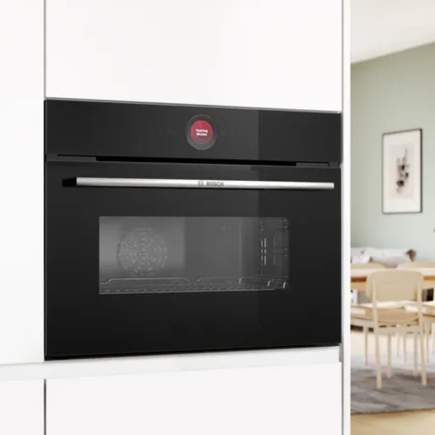 Bosch Series 8 60cm Built In Microwave Oven -Home Connect - Black - CMG7241B1
