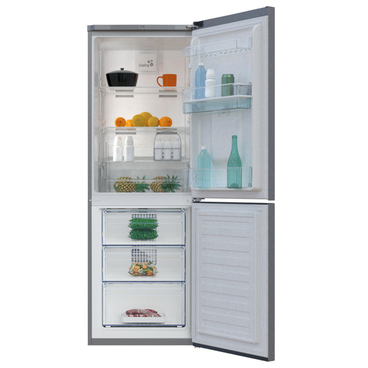 Defy 302L Combi Fridge / Freezer with Water Dispenser - Metallic - DAC639