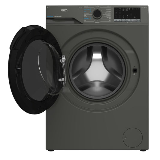 Defy 12kg Front Loader Washing Machine - Steam Cure - Manhattan Grey - DAW398