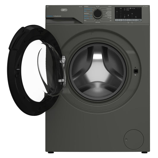 Defy 9kg Front Loader Washing Machine - Steam Cure - Manhattan Grey - DAW399