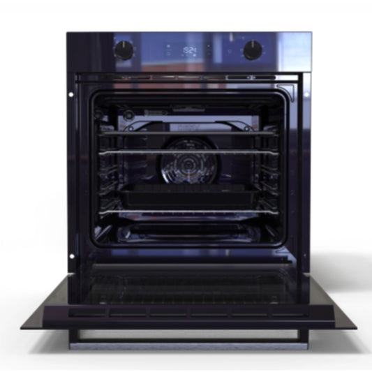 Defy 60cm Slimline Thermofan Multifunction Eye Level Oven - DBO489 - Black