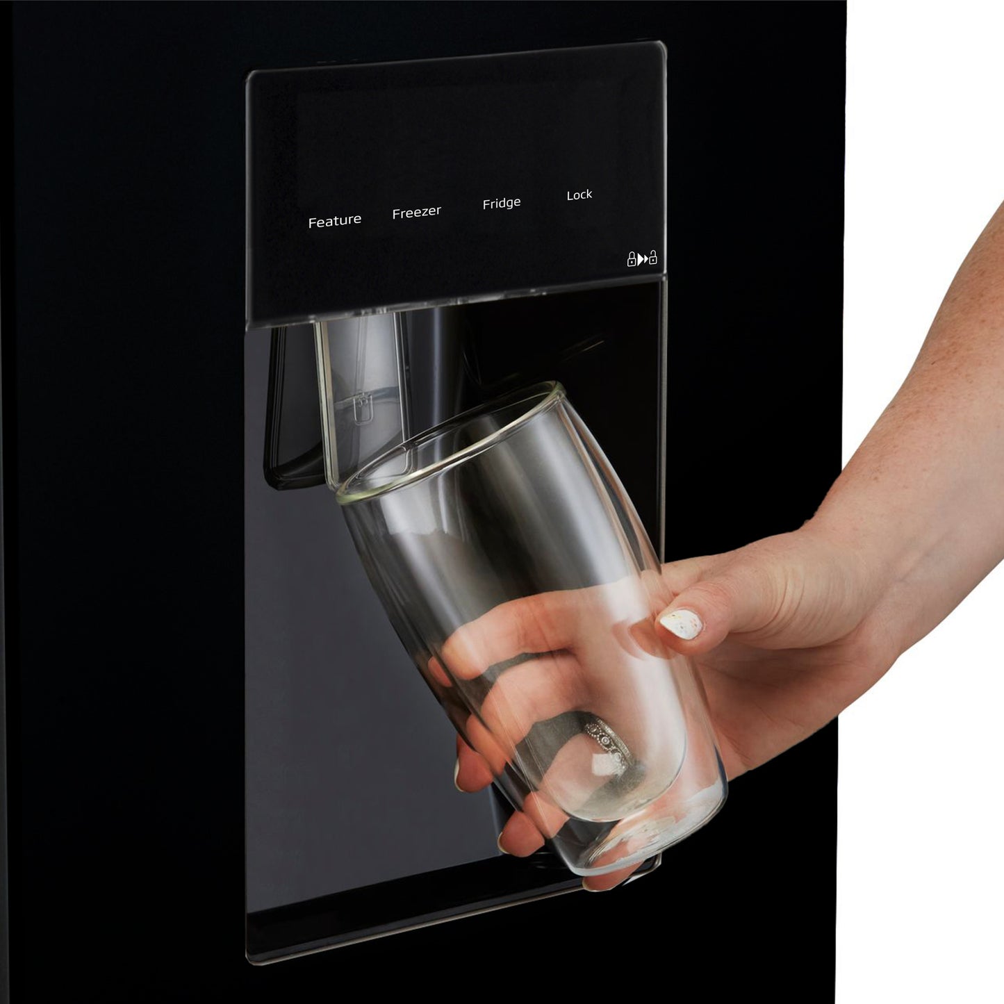 Defy 492lt French Door Side by Side Fridge/Freezer - DFF440 - Black