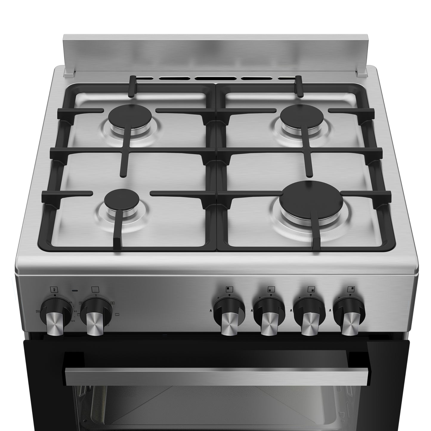 Defy 60cm 4 Burner Free Standing Gas/Elec Cooker - Stainless Steel - DGS602