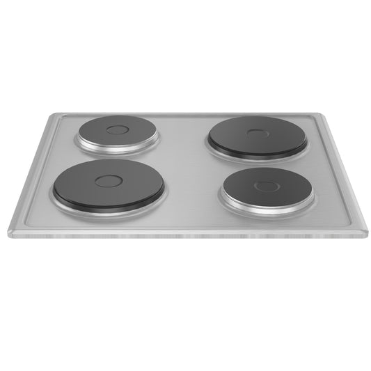 Defy 60cm 4 Solid Plate Built-in Hob Stainless Steel - DHD333