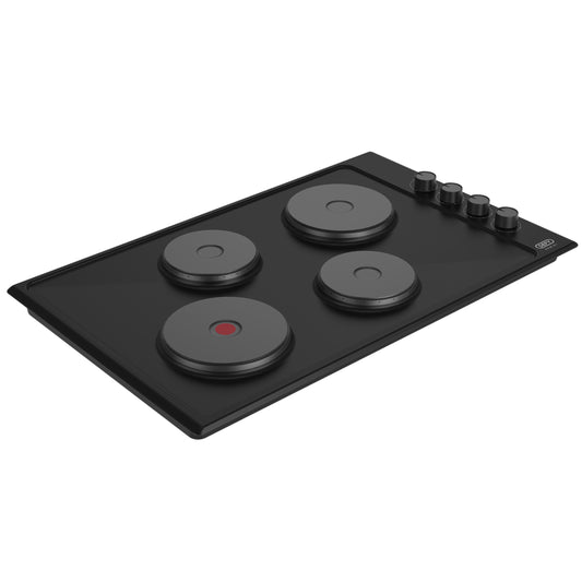 Defy 82cm Gemini 4 Plate Hob Black - DHD416