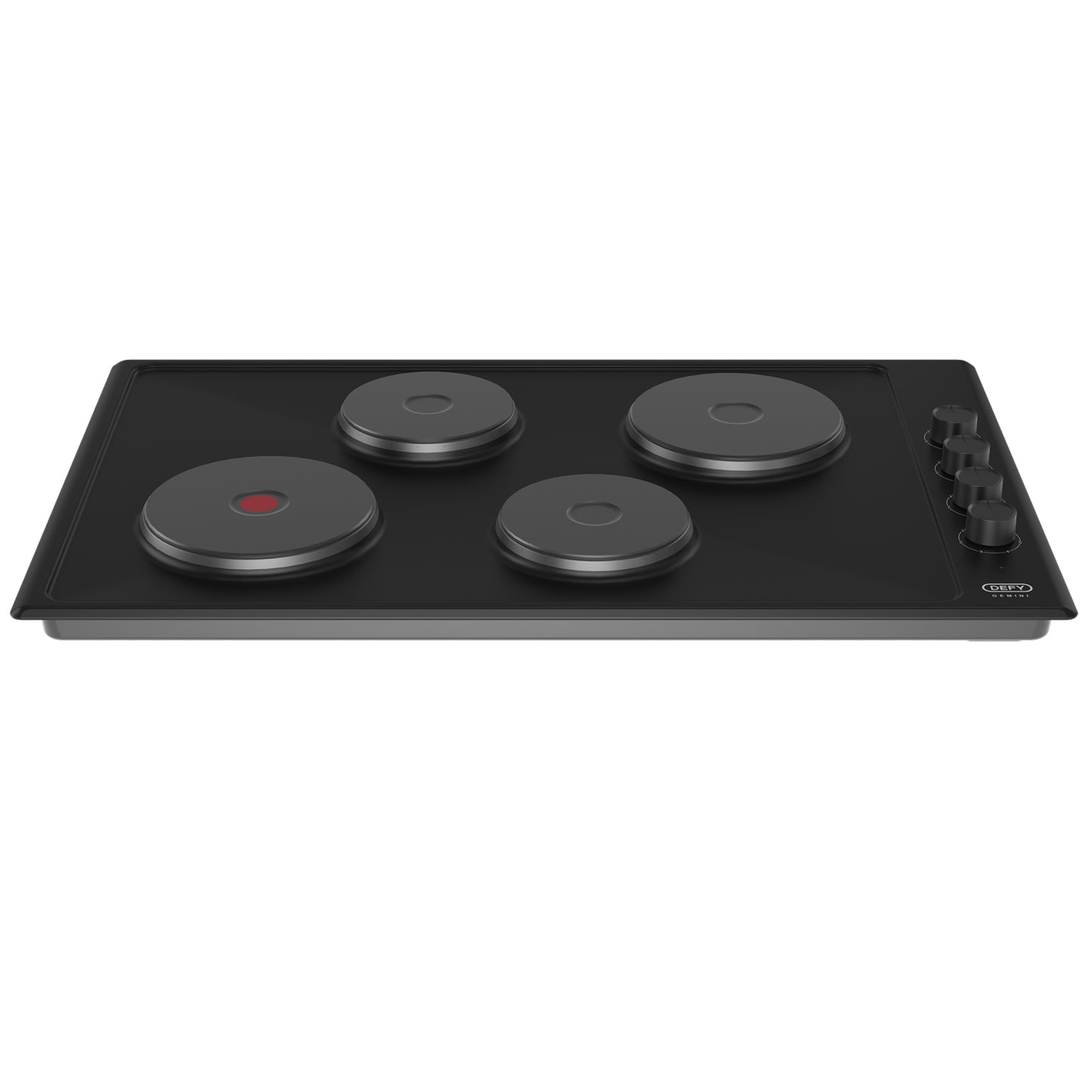 Defy 82cm Gemini 4 Plate Hob Black - DHD416