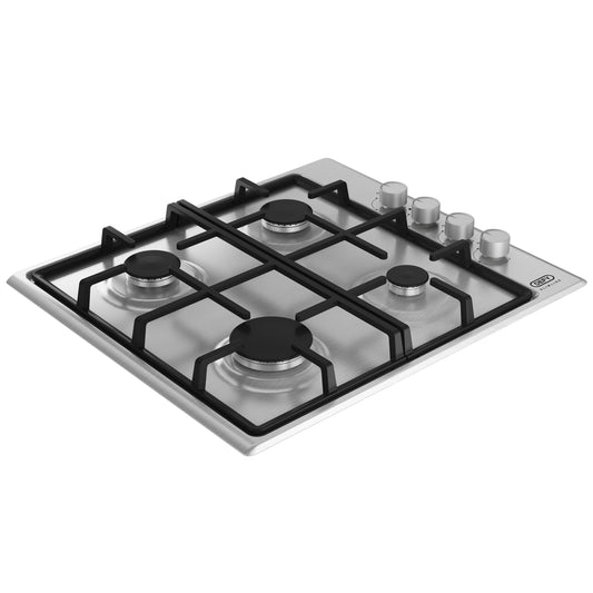 Defy 60cm 4 Burner Built-in Gas Hob Stainless Steel - DHG133