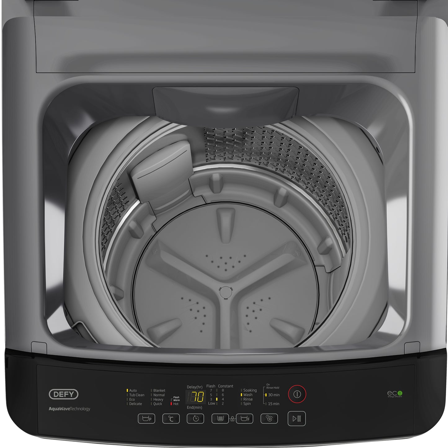 Defy 14kg Top Loader Washing Machine - DTL160 - Manhattan Grey