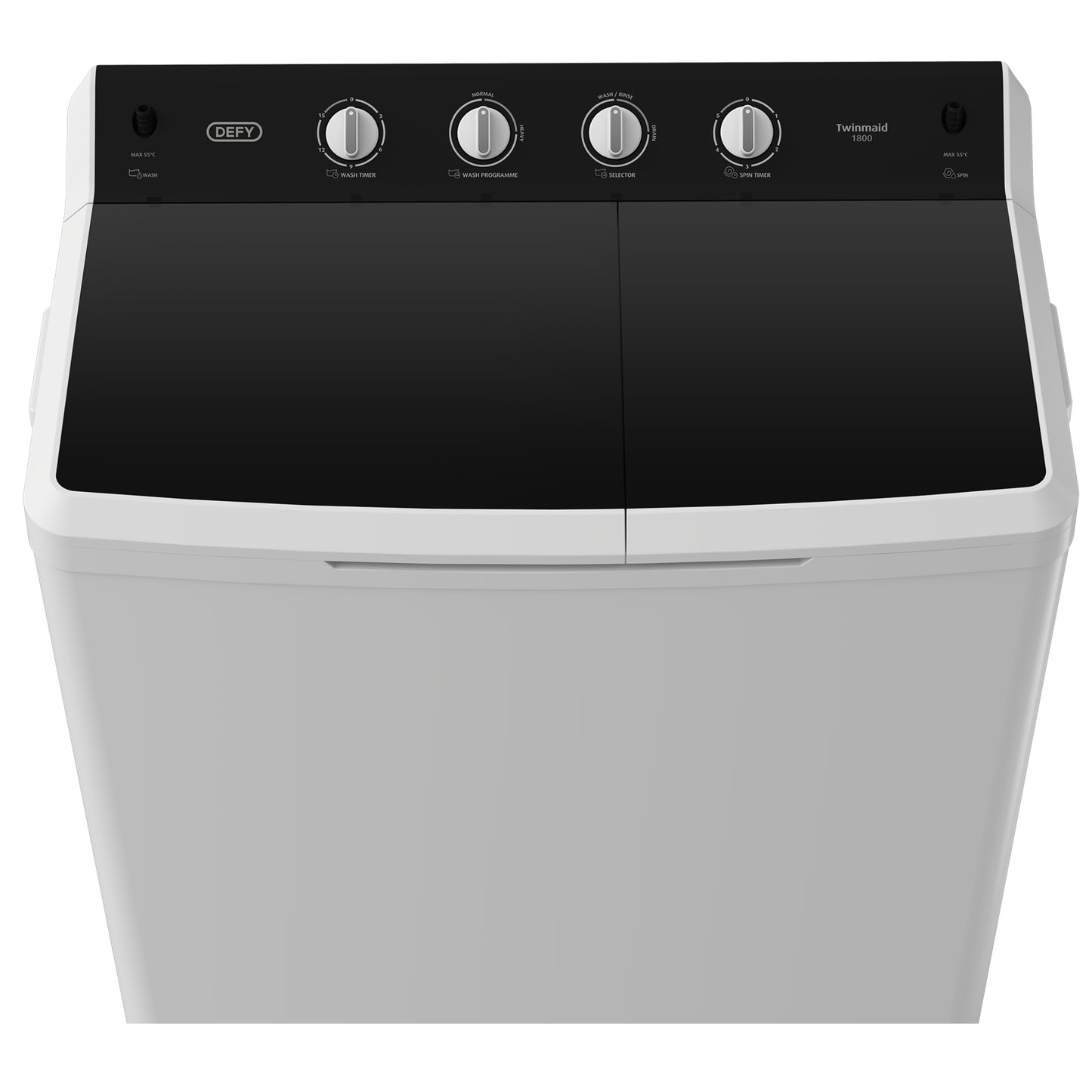 Defy 18kg Twin Tub Washing Machine - DTT180 - White