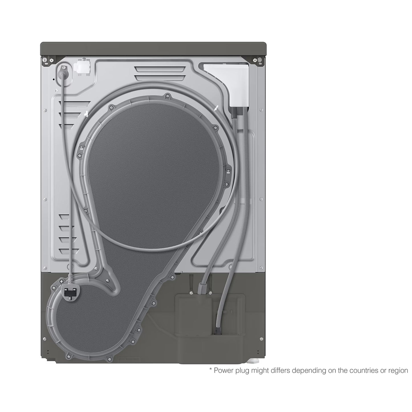 Samsung 9kg Tumble Dryer - DV90T5240AN - Inox Silver