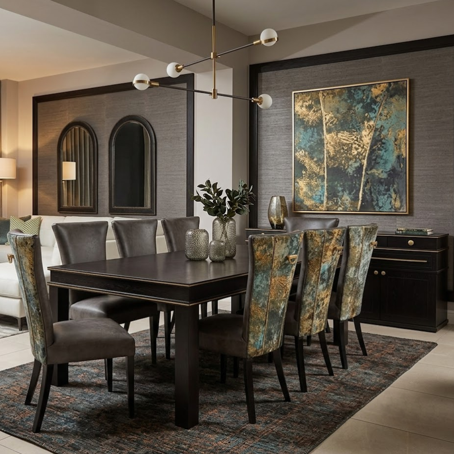 New Dawn 9 Piece Dining Room Suite