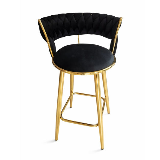 Bar Stool - E14 Black and Gold
