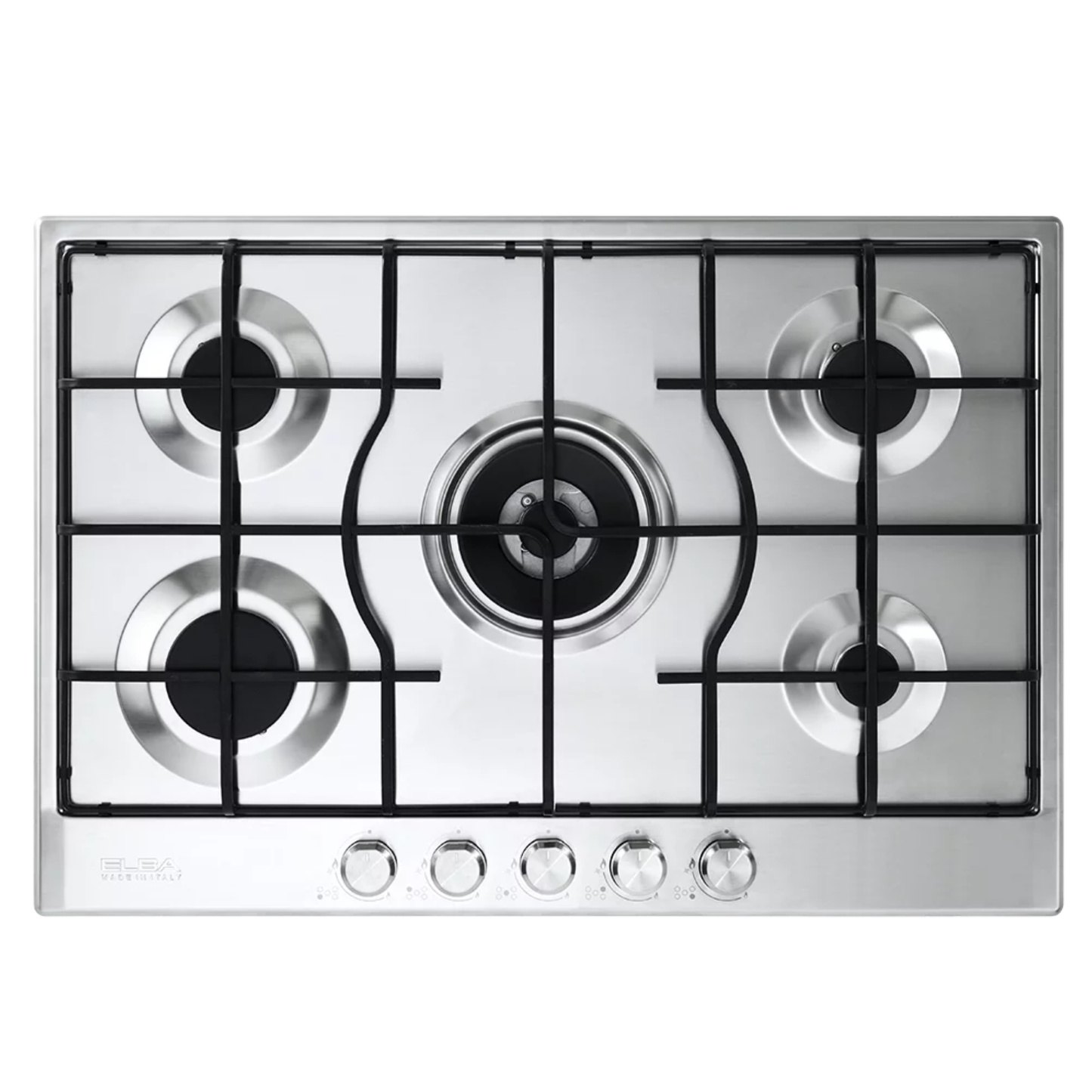 Elba Elio Lite 70cm 5 Burner Gas Hob - Stainless Steel - 02/ELIO 75-454L