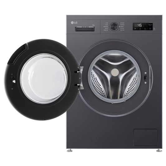 LG 9kg Front Loader Washing Machine - F2Y1VYP6J - Middle Black
