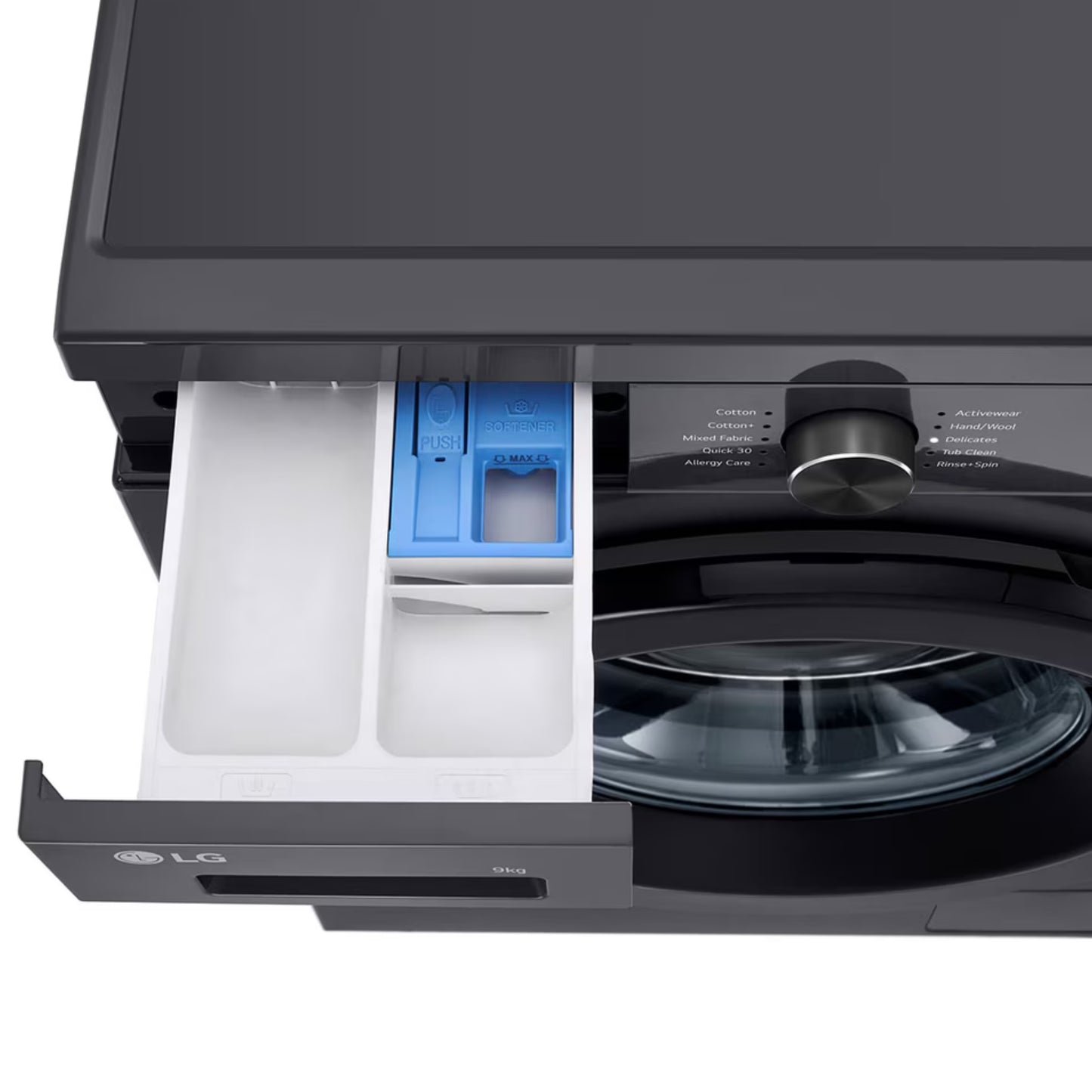 LG 9kg Front Loader Washing Machine - F2Y1VYP6J - Middle Black