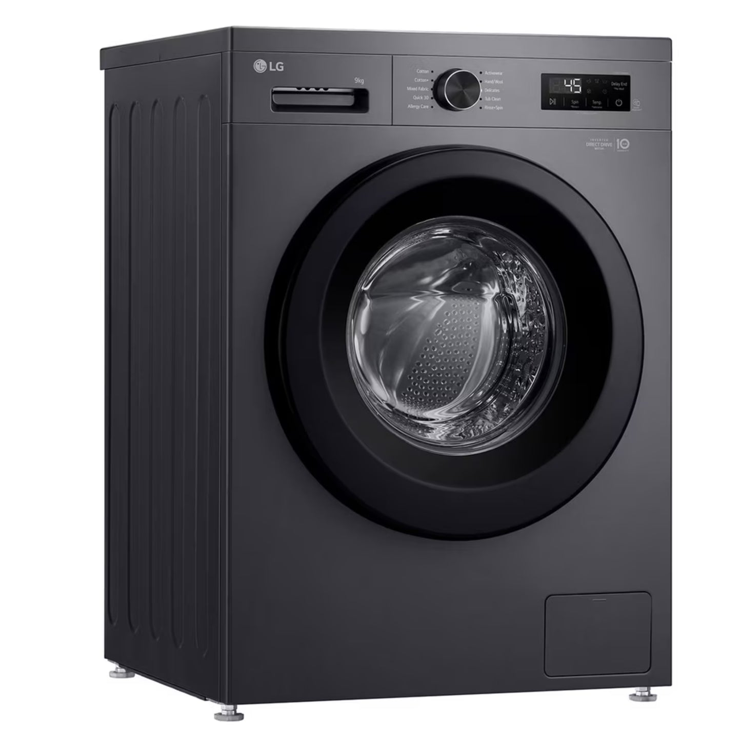 LG 9kg Front Loader Washing Machine - F2Y1VYP6J - Middle Black