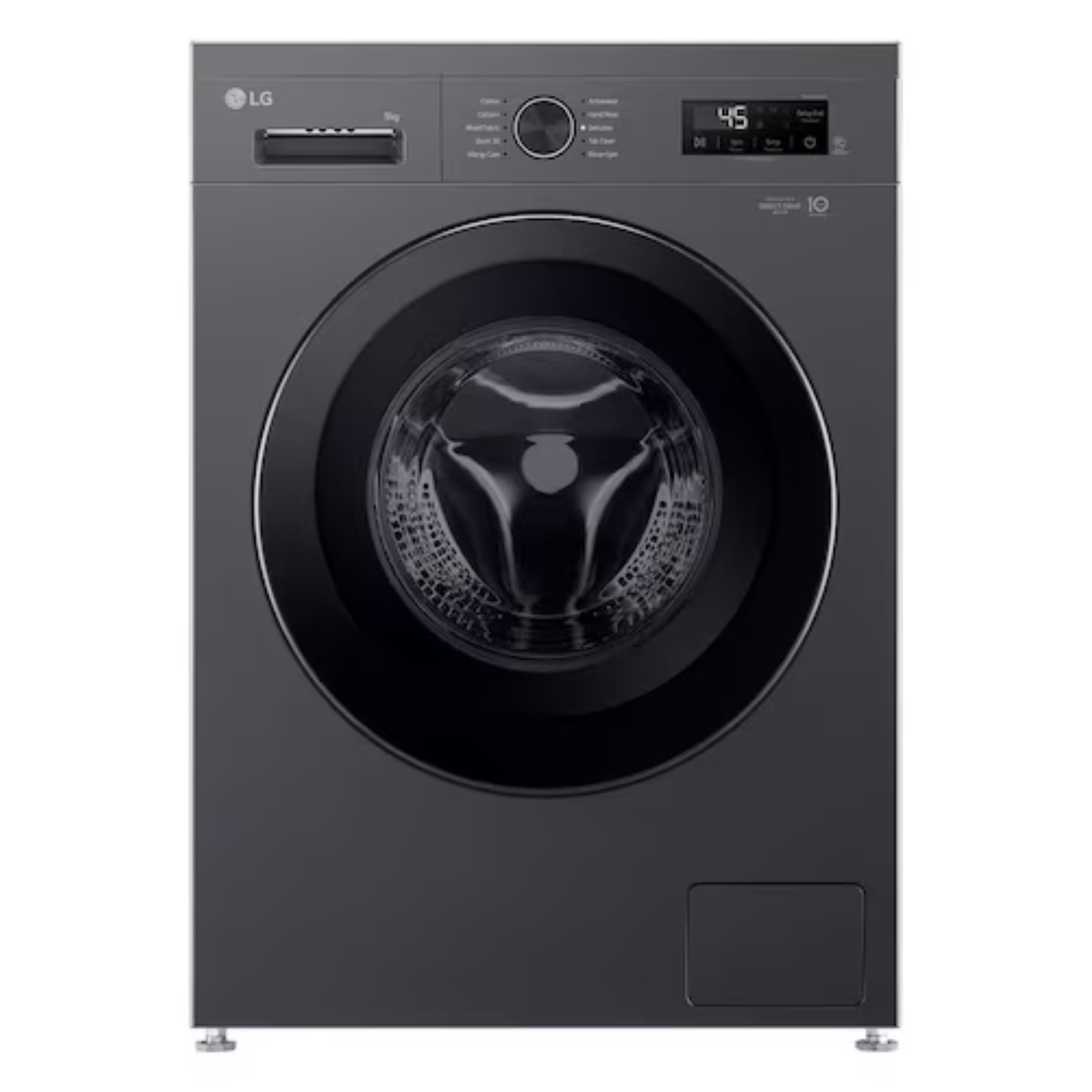 LG 9kg Front Loader Washing Machine - Middle Black - F4Y2VYPYJ