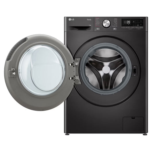 LG 13kg Front Loader Washing Machine - Platinum Black - F4Y9LWP2ZB