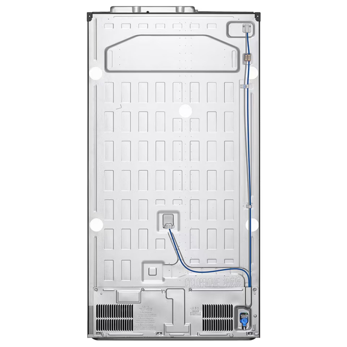 LG 617L Net Side by Side Fridge/Freezer With Water Dispenser Non Plumbed - Black - GC-J257SQ2W