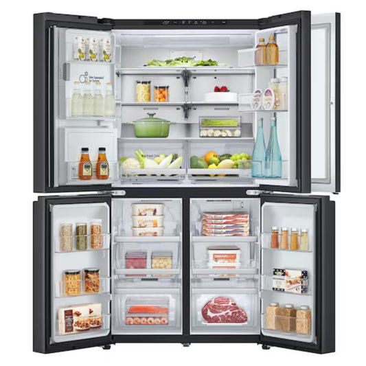 LG 679L Net Side by Side Fridge/Freezer - Black - GC-J24FFCBB