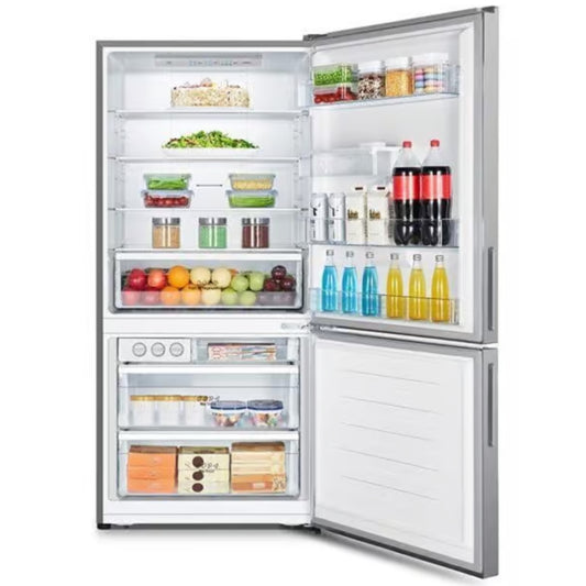 Hisense 463L Combi Fridge/Freezer With Water Dispenser - Metallic - H610BS-WD