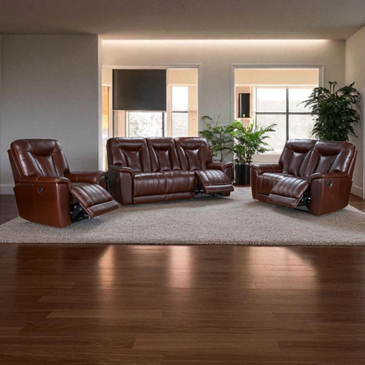 Lazboy Invictus 3.2.1 5 Motion Lounge Suite - Genuine Leather