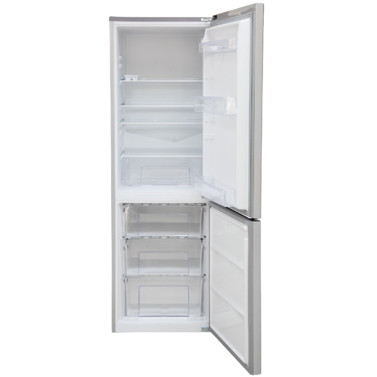 KIC 344L Combi Fridge/Freezer - Metallic - KBF639ME