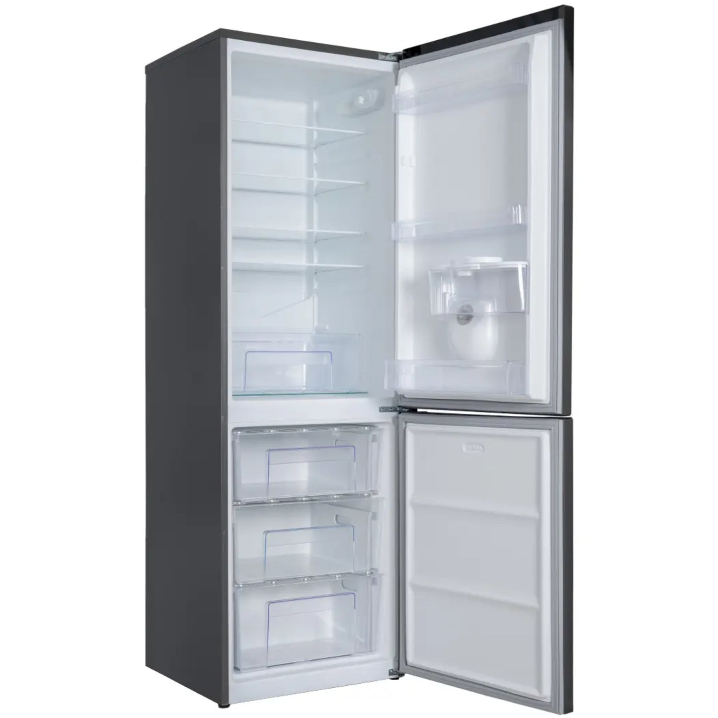 KIC 344L Combi Fridge/Freezer With Water Dispenser - Grey - KBF639GR WD