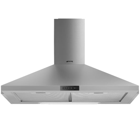 Smeg 60cm Chimney Hood Extractor - Stainless Steel - KDE600EX