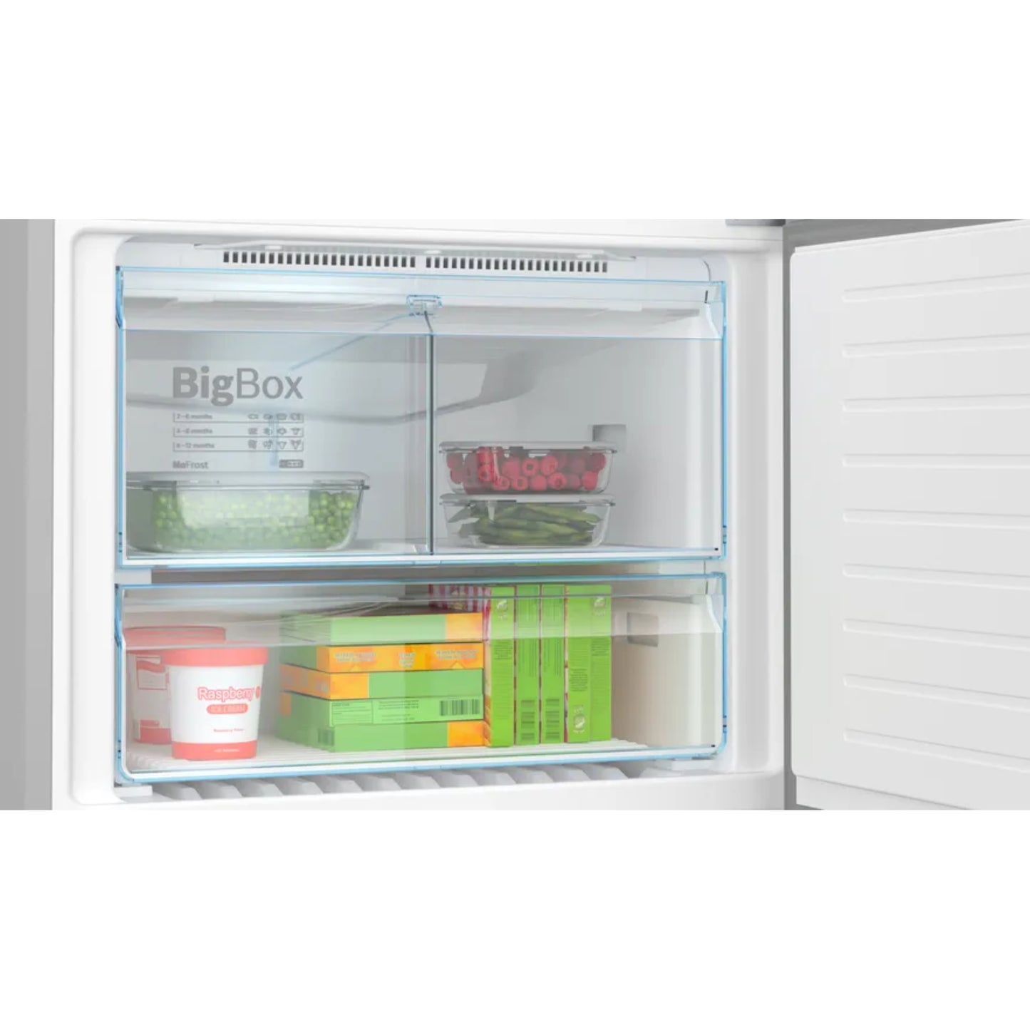 Bosch Serie 4 619l Combi Fridge/Freezer - KGN86CI30Z - Inox Silver