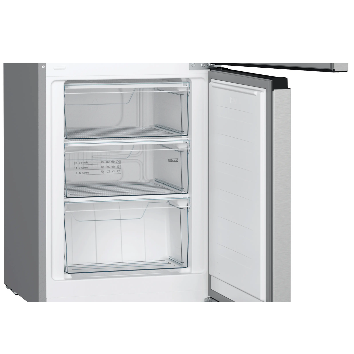 Bosch Serie 2 263l Combi Fridge/Freezer - KGW33NL1AZ - Inox