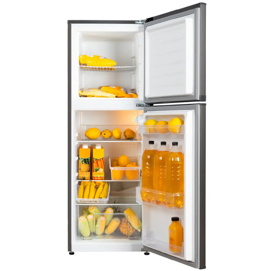 KIC 170L Combi Fridge/Freezer - Metallic - KTF518ME