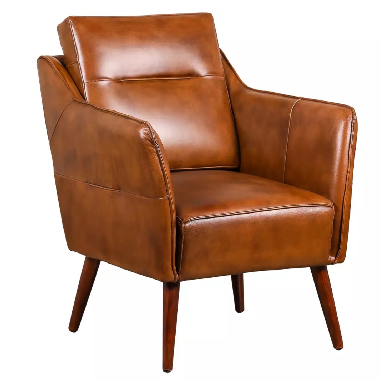 Leather Arm Occasional Chair - KV358