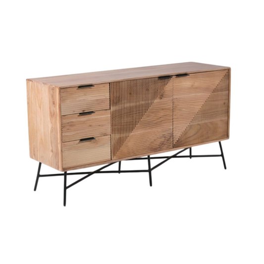 NE118 3 Drawer Sideboard