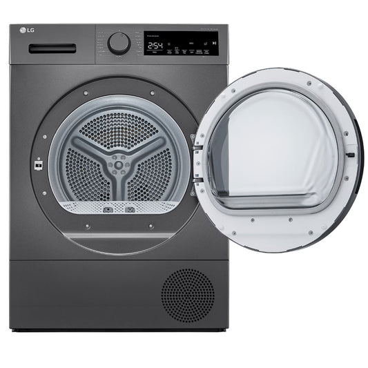 LG 8kg A++ Heat Pump Tumble Dryer - Black - RH80T2SP7RM