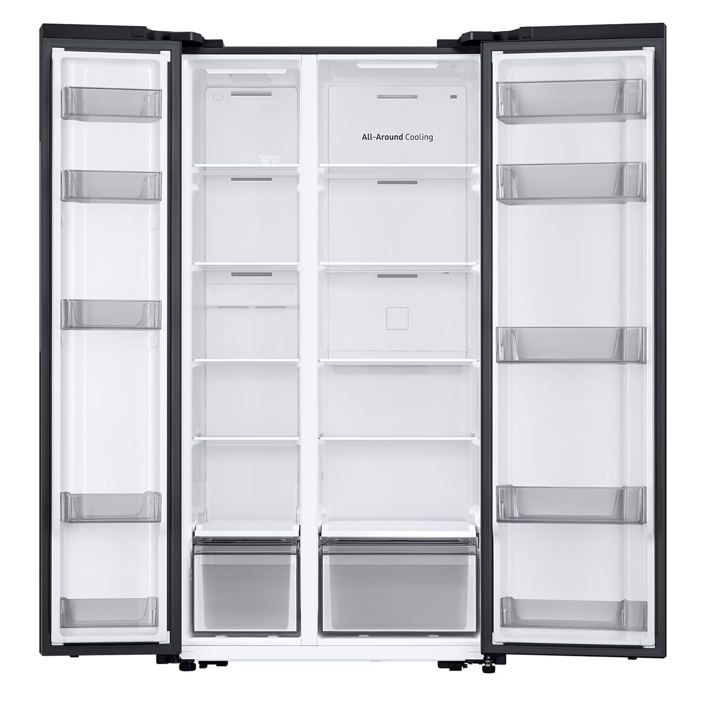 Samsung 564L Side by Side Fridge/Freezer - Gentle Matt Black - RS57DG4000B4FA