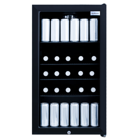 Snomaster 98L Classic Under Counter Bar Fridge - Black - SM100 Classic