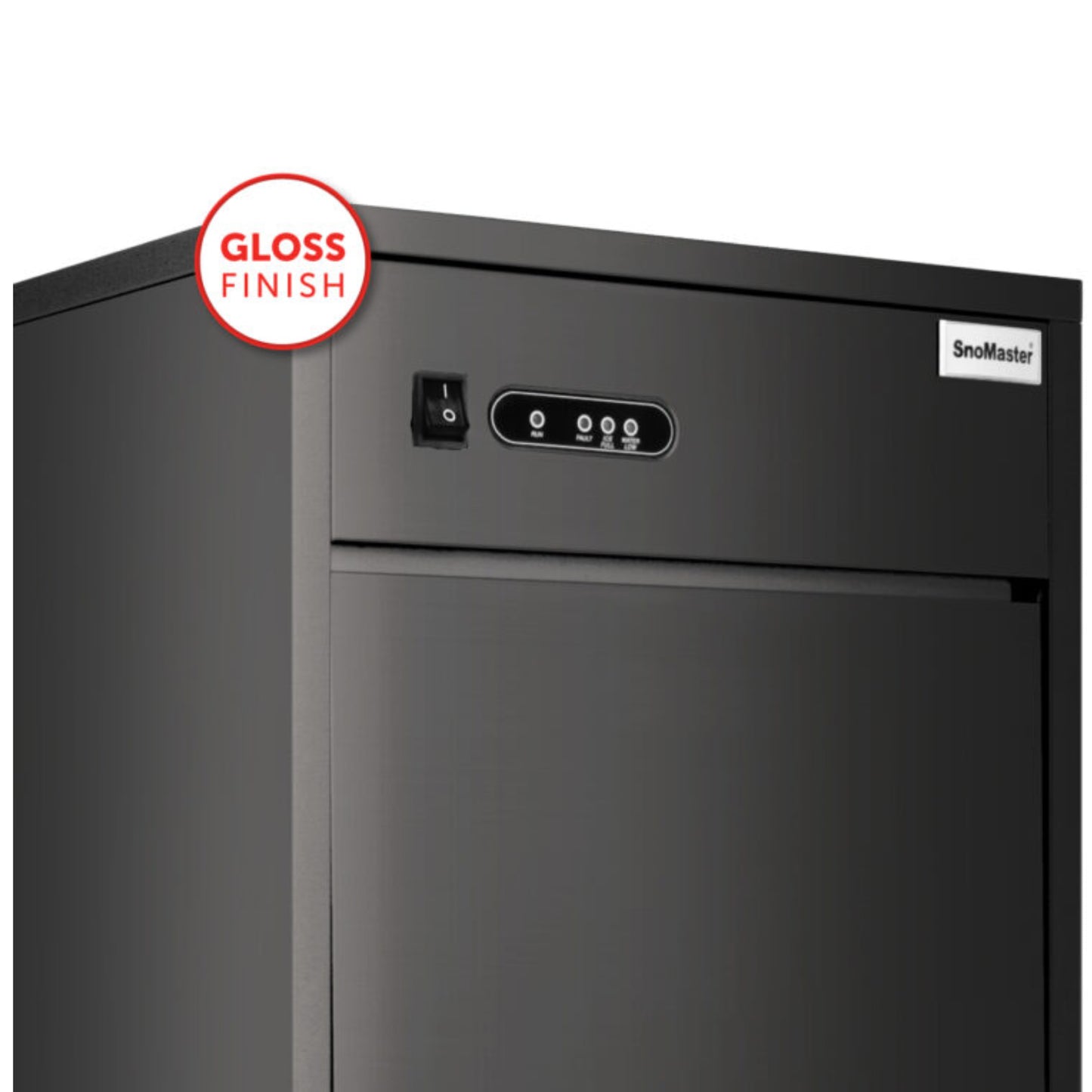 SnoMaster 26kg Plumbed-in Ice Maker - Gourmet Ice - Stainless Steel - SM-26-B