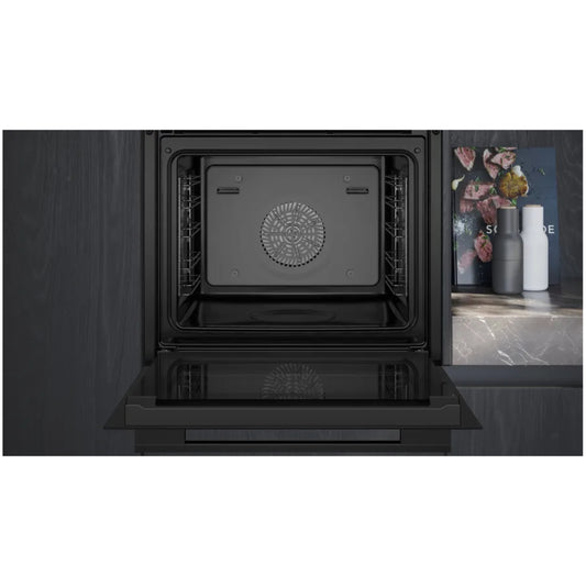 Siemens IQ700 60cm Electric Oven with Steam - Black - HS736G3B1