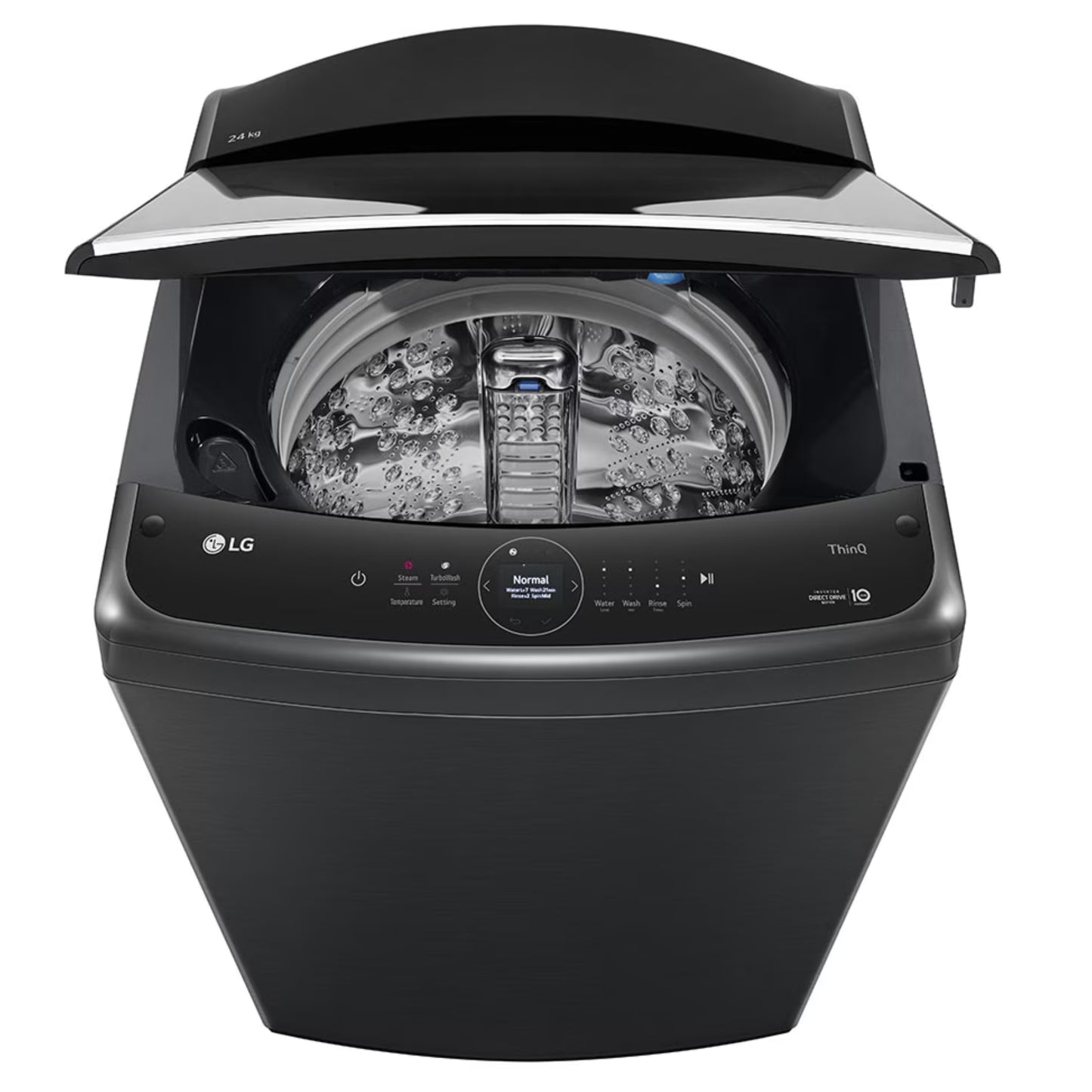 LG 24kg Top Loader Washing Machine - Platinum Black - T24H9EFHSTP