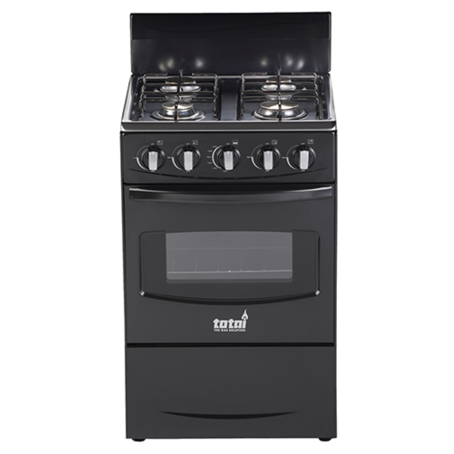 Totai 50cm 4 Full Gas Cooker - T300ABF - Black