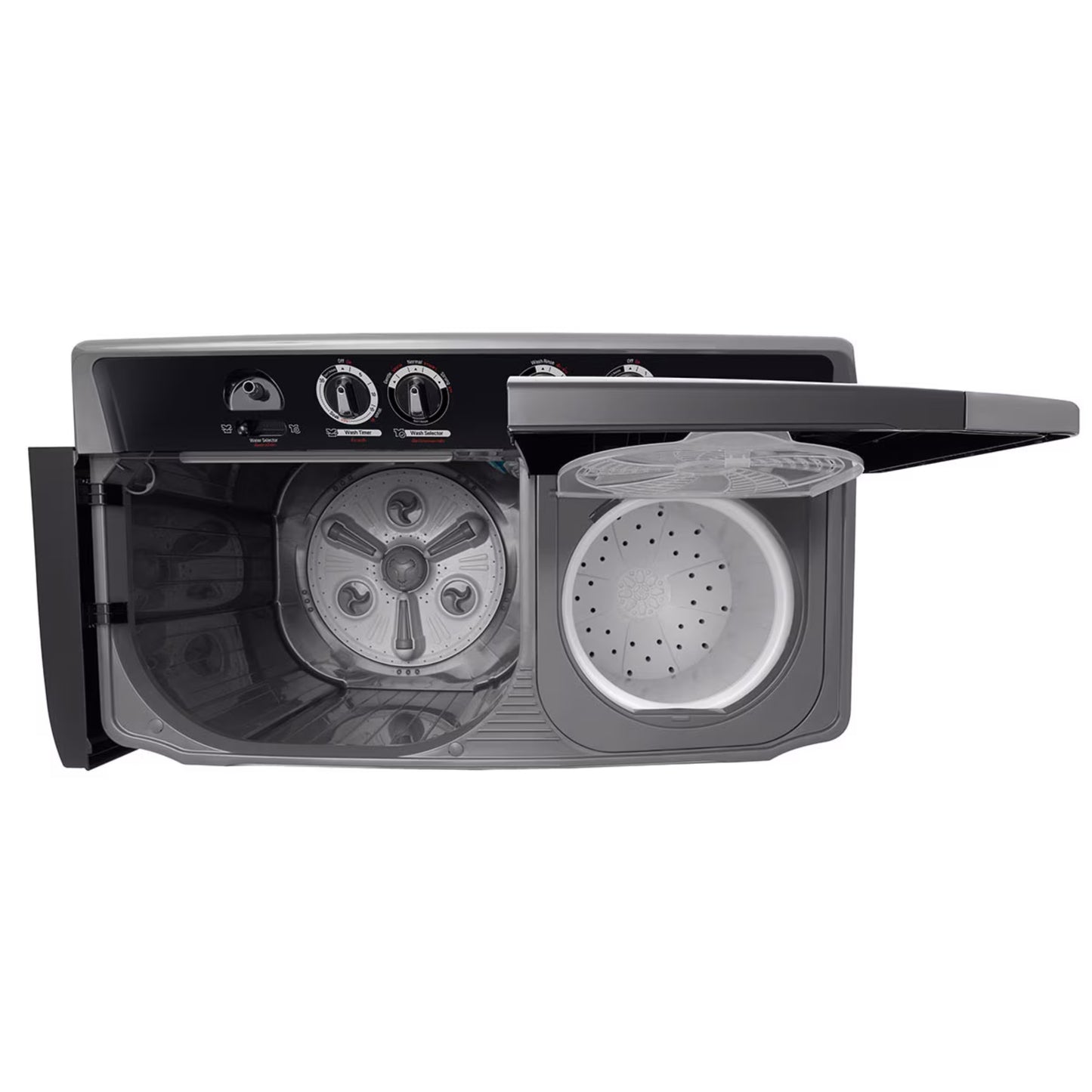 LG 15kg Twin Tub Washing Machine - Middle Black - TT1561RWPT