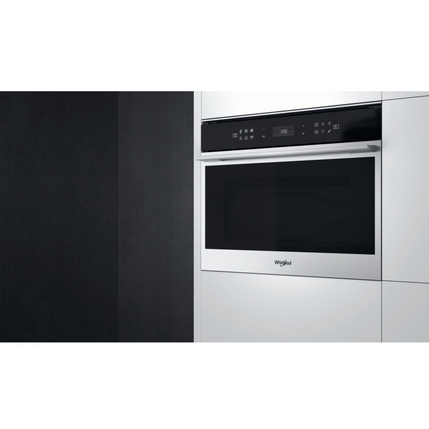 Whirlpool 60cm Built In Microwave Oven 6th Sense - Stainless Steel - W7MW461
