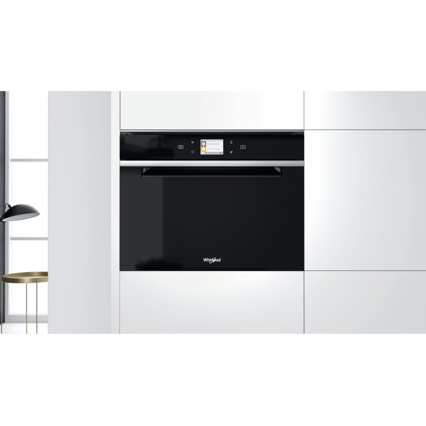 Whirlpool 60cm Built In Microwave Oven 6th Sense - Black - W9IMW261N