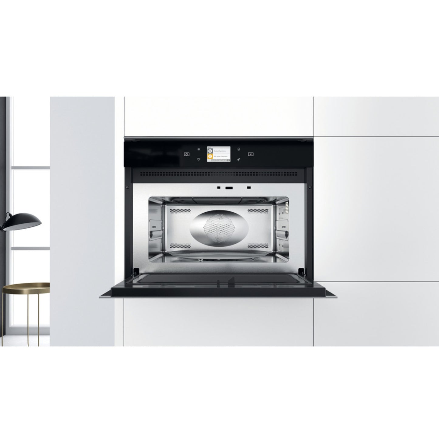 Whirlpool 60cm Built In Microwave Oven 6th Sense - Black - W9IMW261N